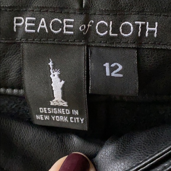Peace of Cloth Faux Leather Jeans - Picture 5 of 10
